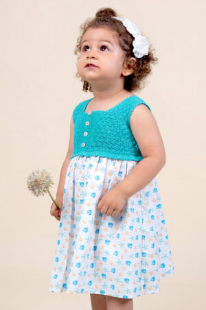 Vestido Esmeralda bebé - 6 - 9 M, Verde
