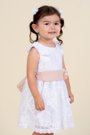 Vestido Lirio - 2 T, Blanco